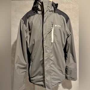 Columbia Men's Gray and Black Performance Jacket